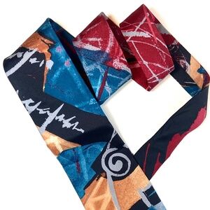 J Garcia Vintage Abstract Bold Geometric 90s Italian Tie